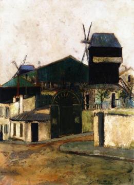 The Moulin de la Galette Artwork by Maurice Utrillo