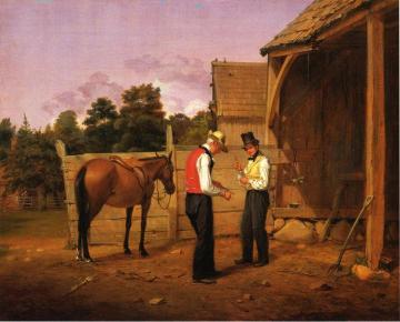 Barganing for a Horse Artwork by William Sidney Mount