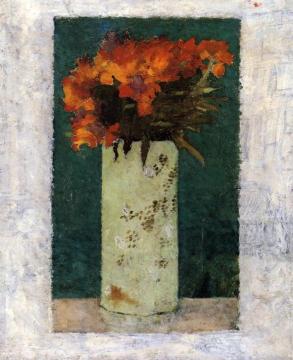 Pot Of Flowers Artwork by Pierre Bonnard