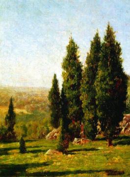 Landscape, Nikko Artwork by John La Farge