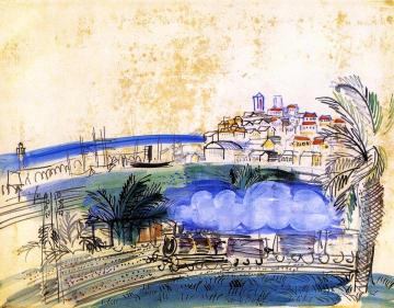 The Antibes Artwork by Raoul Dufy