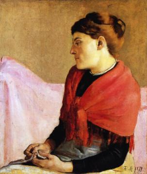 The Convalescent Artwork by Ferdinand Hodler