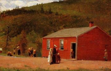 School Time Artwork by Winslow Homer
