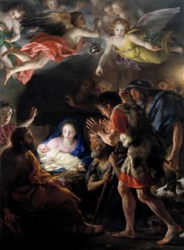 The Adoration of the Shepherds Artwork by Anton Raphael Mengs