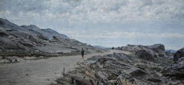 Rocky Landscape In Bohuslän Artwork by Johan Krouthén