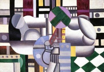 Woman and Still LIfe Artwork by Fernand Léger