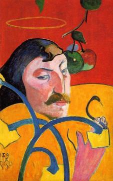 Caricature, Self Portrait Artwork by Paul Gauguin