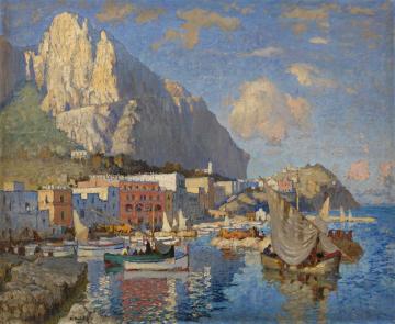 View Of Capri Artwork by Konstantin Gorbatov