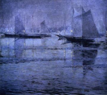 The Fog Evening Artwork by George W. Sotter