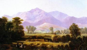 Mount Diablo From Near Pleasanton Artwork by Edwin Deakin