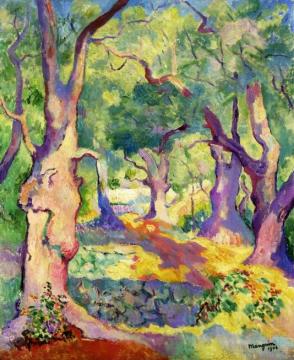 Olive Trees at Cavaliere Artwork by Henri Manguin