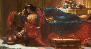 Vashti Deposed Artwork by Ernest Normand