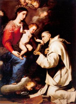 Madonna with the Christ Child and St. Bruno Artwork by Jusepe de Ribera