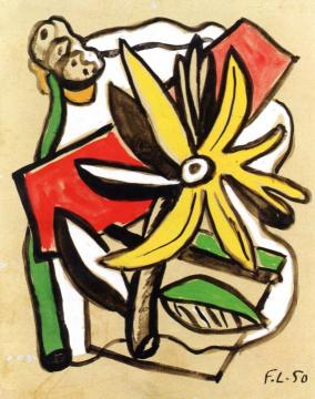 Flower Artwork by Fernand Léger