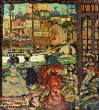 East Boston Ferry Artwork by Maurice Prendergast