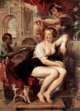 Bathsheba at the Fountain Artwork by Peter Paul Rubens