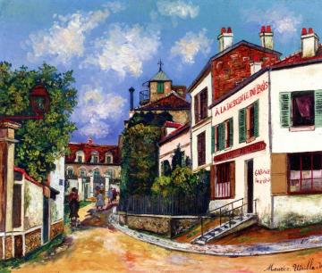 Street Scene Artwork by Maurice Utrillo