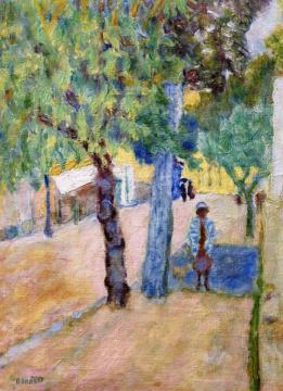 Figure beneath a Tree Artwork by Pierre Bonnard