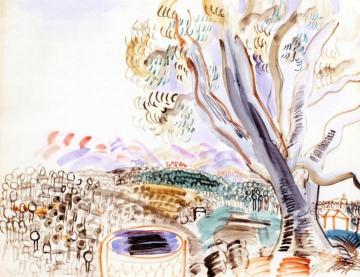 A Cistern At Golfe-juan Artwork by Raoul Dufy