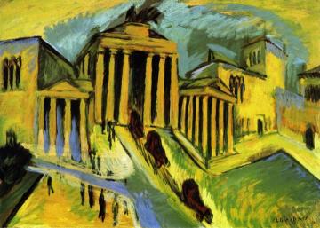 The Brandenberg Gate, Berlin Artwork by Ernst Ludwig Kirchner