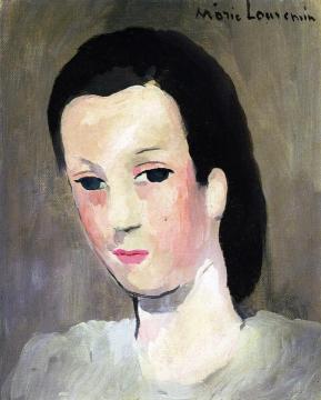 Woman's Head Artwork by Marie Laurencin