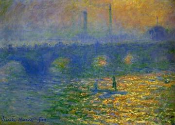 Waterloo Bridge, London Artwork by Claude Oscar Monet