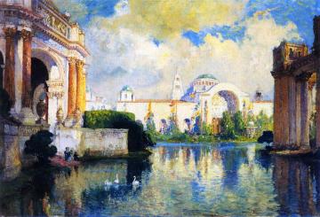 Panama-Pacific Exposition Building Artwork by Colin Campbell Cooper