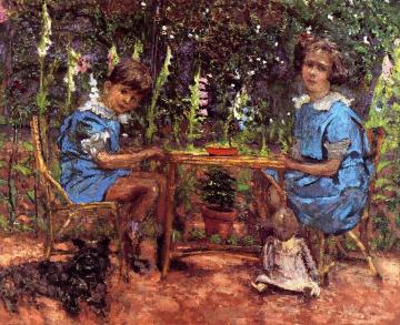 The Bassiano Children Artwork by Edouard Vuillard