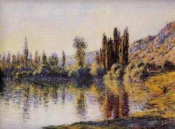 The Seine at Vetheuil Artwork by Claude Oscar Monet