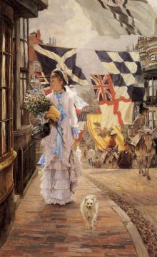A Fete Day at Brighton Artwork by James Tissot