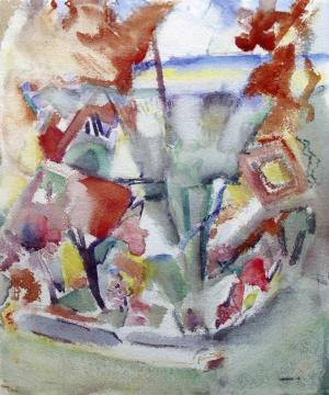 Echo Lake District, Pennsylvania Artwork by John Marin