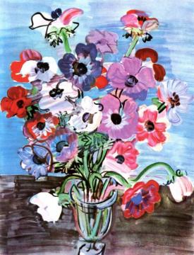 Anemones Artwork by Raoul Dufy
