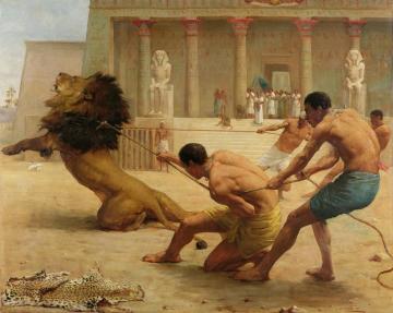 Ancient Sport Artwork by George Goodwin Kilburne