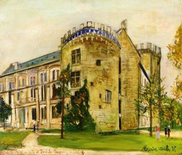 Tour de Marguerite de Valois Angouleme, Charente Artwork by Maurice Utrillo