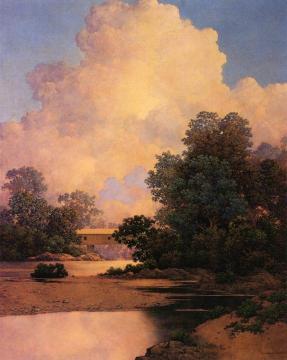 Thunderhead Artwork by Maxfield Parrish