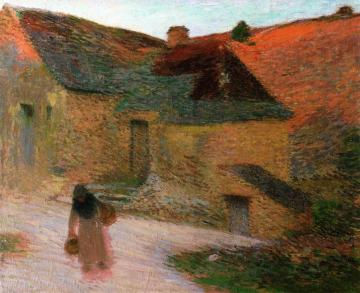 Derniers rayons, une ferme dans le Lot Artwork by Henri Martin