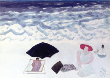 Sitters By The Sea Artwork by Milton Avery