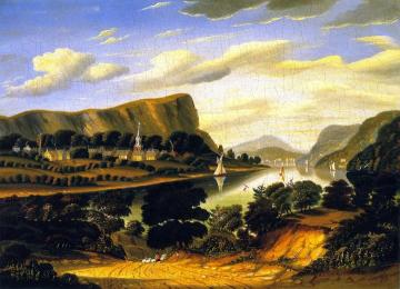Landscape and the Village of Caldwell Artwork by Thomas Chambers