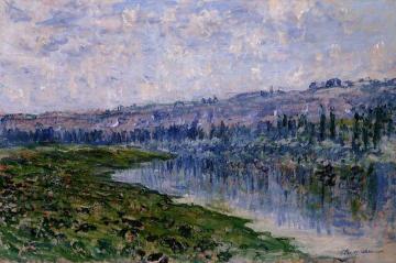 The Seine and the Chaantemesle Hills Artwork by Claude Oscar Monet