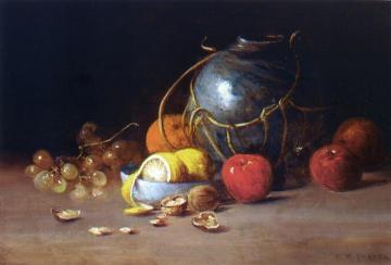 Still Life with Ginger Jar, Fruit and Nuts Artwork by Charles Ethan Porter