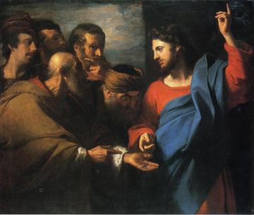 The Tribute Money Artwork by John Singleton Copley