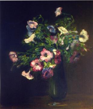 Petunias Artwork by Charles Ethan Porter