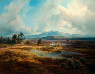 Alpine Landscape Artwork by Christian Morgenstern