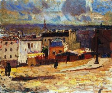 View of Paris from Montmartre Artwork by Raoul Dufy