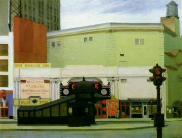 The Circle Theatre Artwork by Edward Hopper
