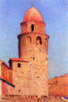 La Campana a Collioure Artwork by Henri Martin