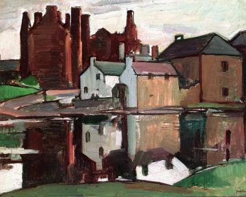 Kirkcudbright Castle, Reflections Artwork by Samuel John Peploe