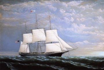 Whaleship 'Syren Queen' of Fairhaven Artwork by William Bradford