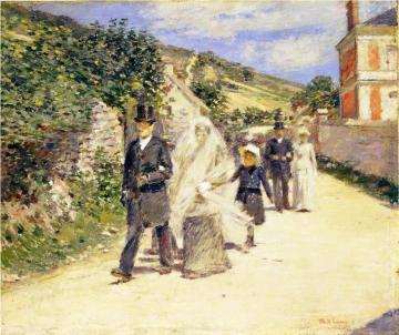 The Wedding March Artwork by Theodore Robinson