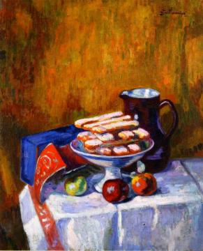 Still LIfe with Biscuits Artwork by Armand Guillaumin